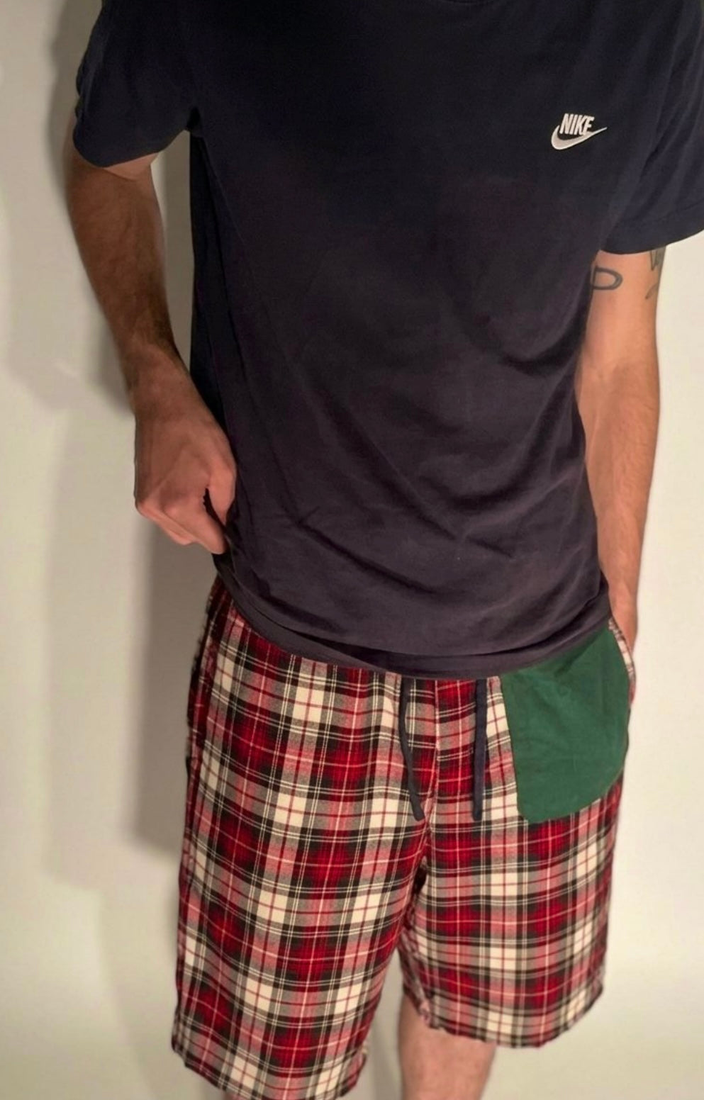 Plaid Lounge Shorts