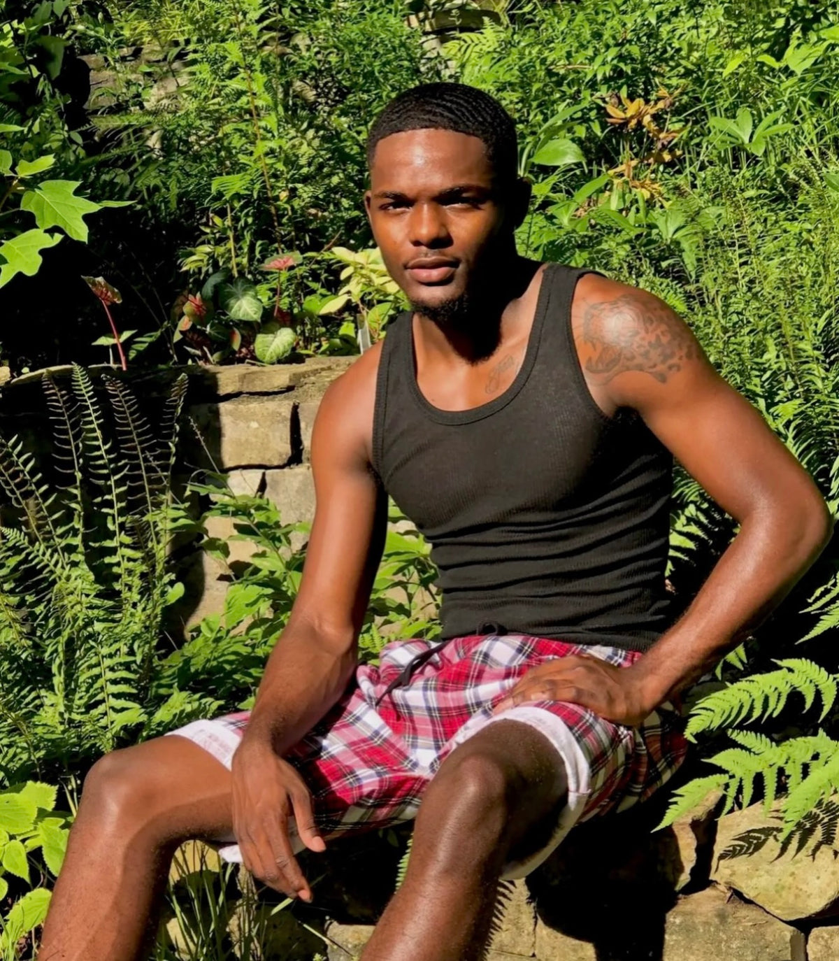Plaid Lounge Shorts