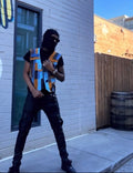 Striped Cargo vest