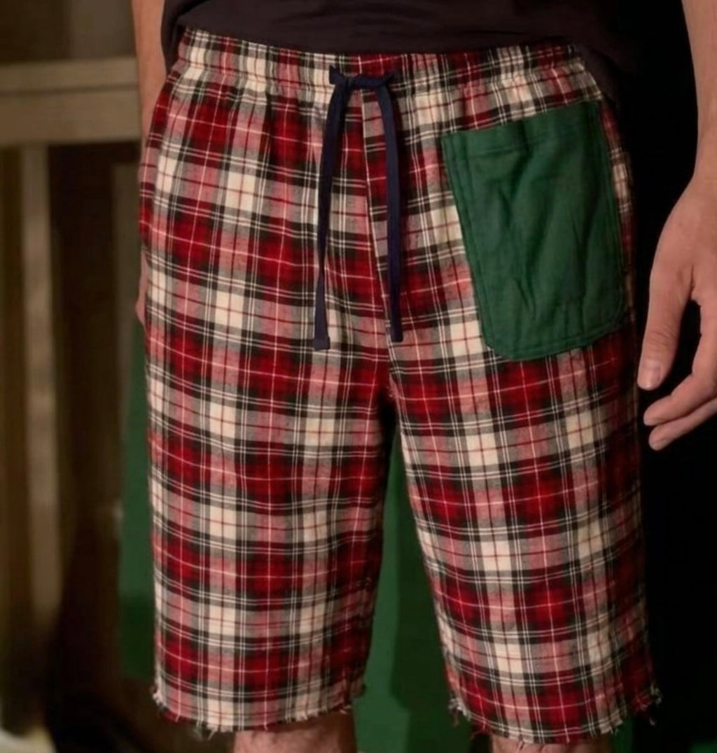 Plaid Lounge Shorts