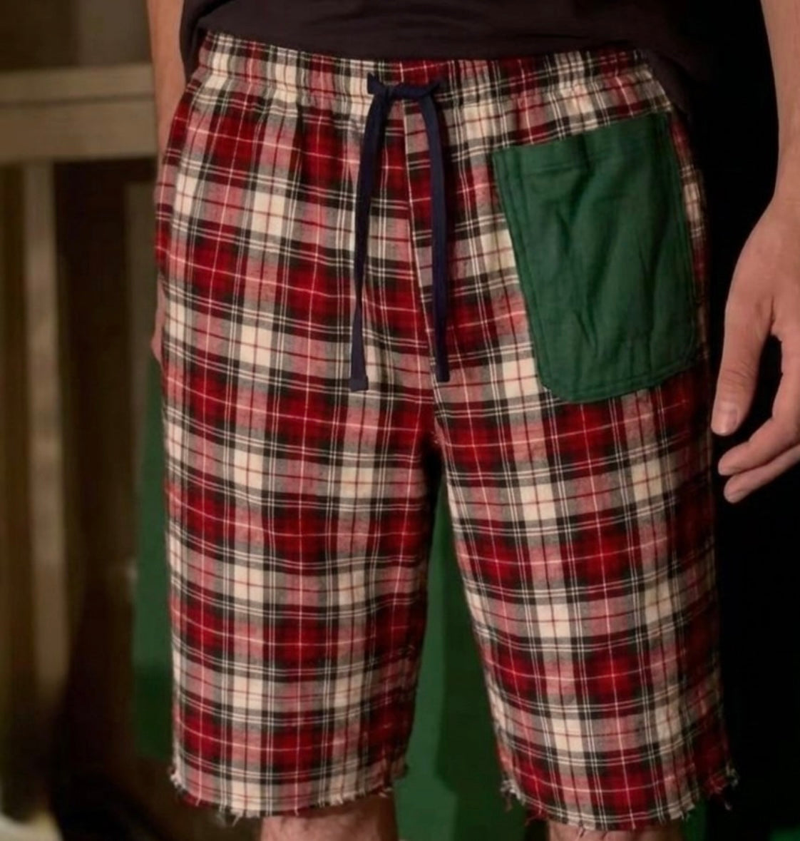 Plaid Lounge Shorts