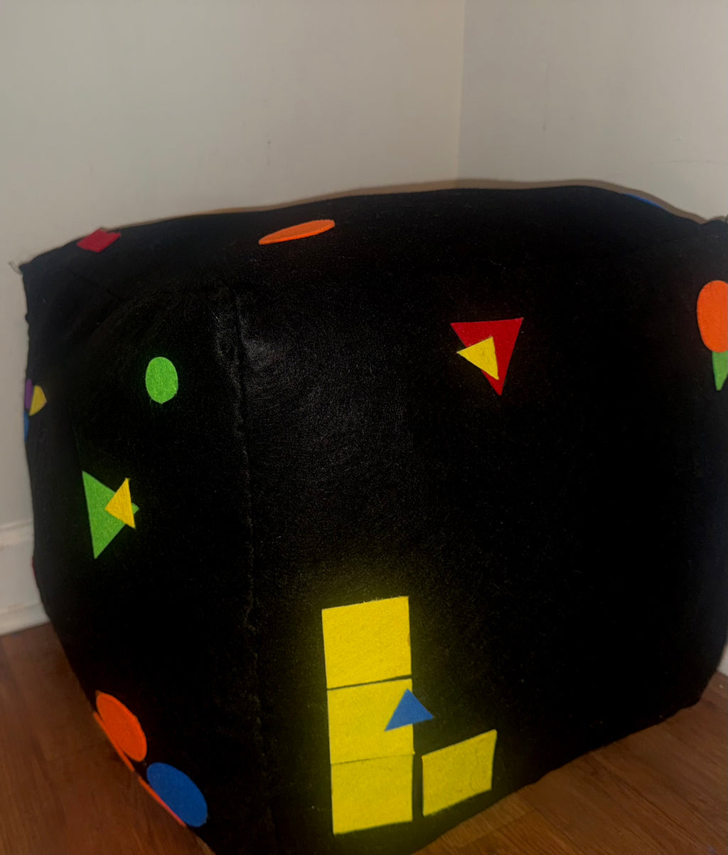 Kids Geometric Ottoman