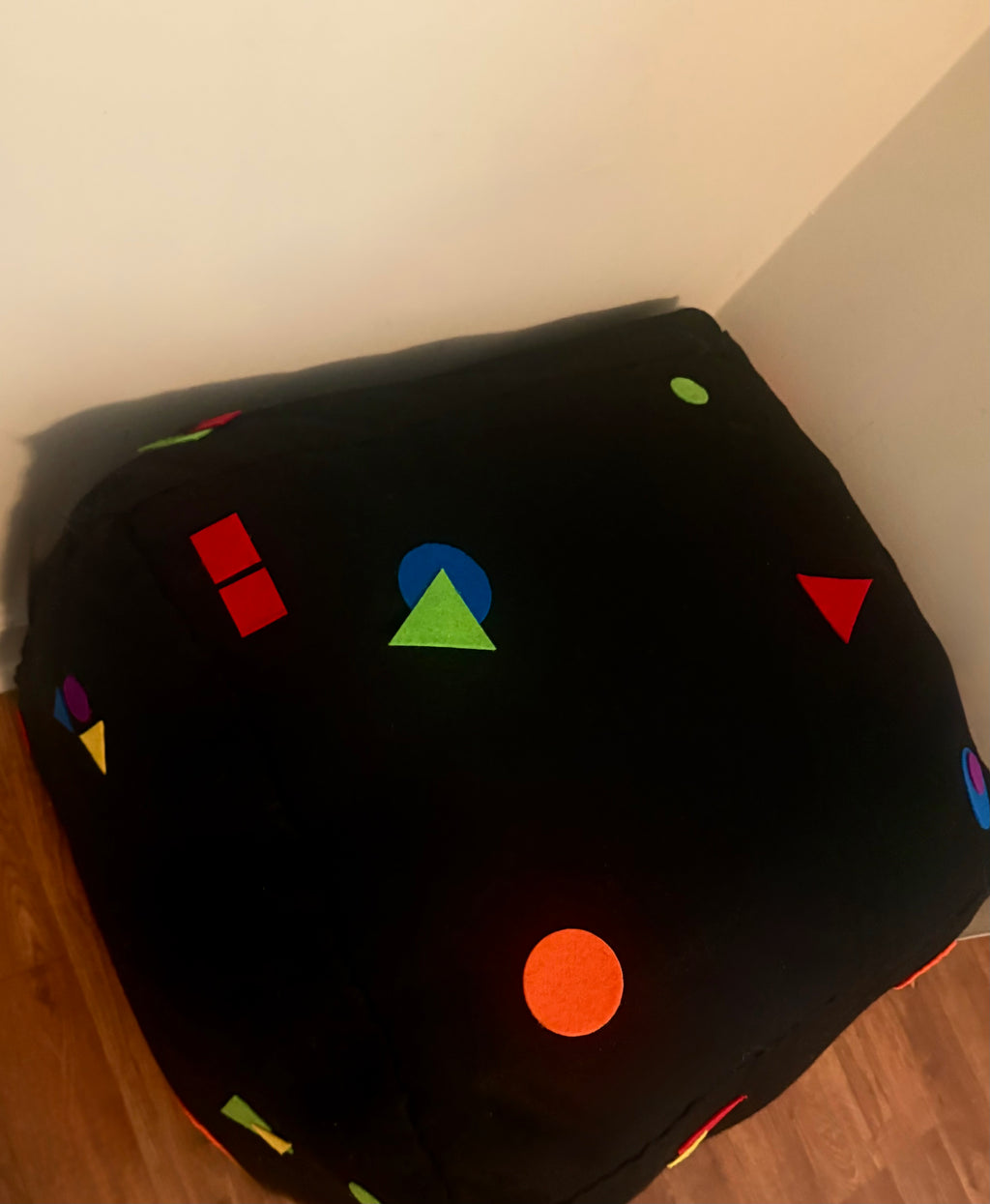 Kids Geometric Ottoman